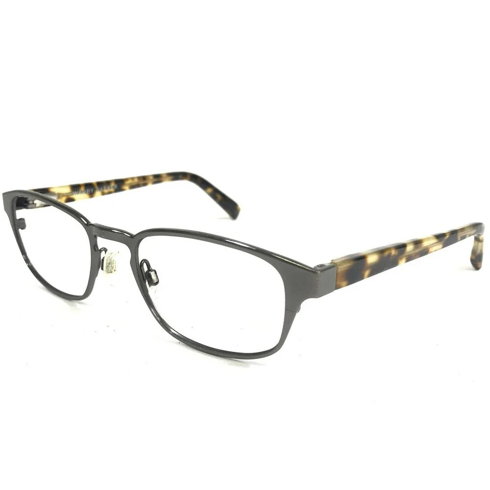 Warby Parker Eyeglasses Frames Walden 2300 Gunmetal Brown Tortoise 49-19-140